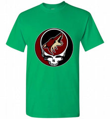 NHL TEAM ARIZONA COYOTES X GRATEFUL DEAD LOGO BAND Shirt - zezetee NHL TEAM ARIZONA COYOTES X GRATEFUL DEAD LOGO BAND Shirt - zezetee