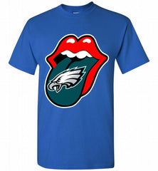 Philadelphia Eagles  x The Rolling Stones Logo Shirt - zezetee Philadelphia Eagles  x The Rolling Stones Logo Shirt - zezetee