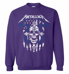 Metallica Toronto Blue Jays Logo Crewneck Sweatshirt - zezetee Metallica Toronto Blue Jays Logo Crewneck Sweatshirt - zezetee