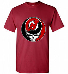NHL TEAM NEW JERSEY DEVILS X GRATEFUL DEAD LOGO BAND Shirt - zezetee NHL TEAM NEW JERSEY DEVILS X GRATEFUL DEAD LOGO BAND Shirt - zezetee