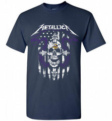 Metallica Snake Skull Minnesota Vikings Logo Shirt - zezetee Metallica Snake Skull Minnesota Vikings Logo Shirt - zezetee