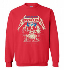 Metallica We Don't Give A Shit Detroit Lions Crewneck Sweatshirt - zezetee Metallica We Don't Give A Shit Detroit Lions Crewneck Sweatshirt - zezetee