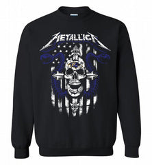Metallica Snake Skull Baltimore Ravens Logo Crewneck Sweatshirt - zezetee Metallica Snake Skull Baltimore Ravens Logo Crewneck Sweatshirt - zezetee