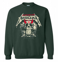 Metallica We Don't Give A Shit Atlanta Hawks Crewneck Sweatshirt - zezetee Metallica We Don't Give A Shit Atlanta Hawks Crewneck Sweatshirt - zezetee