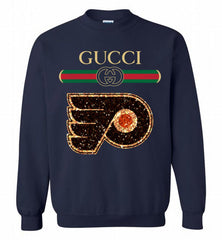 Gucci Philadelphia Flyers Logo Crewneck Sweatshirt - zezetee Gucci Philadelphia Flyers Logo Crewneck Sweatshirt - zezetee