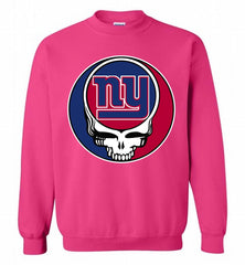 New York Giants Grateful Dead Logo Band Crewneck Sweatshirt - zezetee New York Giants Grateful Dead Logo Band Crewneck Sweatshirt - zezetee