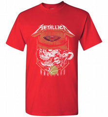 Metallica Skull Snake New Orleans Pelicans Shirt - zezetee Metallica Skull Snake New Orleans Pelicans Shirt - zezetee