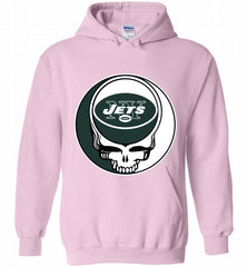 New York Jets Grateful Dead Logo Band Hoodie - zezetee New York Jets Grateful Dead Logo Band Hoodie - zezetee