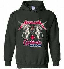 Metallica St Louis Cardinals Logo Hoodie - zezetee Metallica St Louis Cardinals Logo Hoodie - zezetee