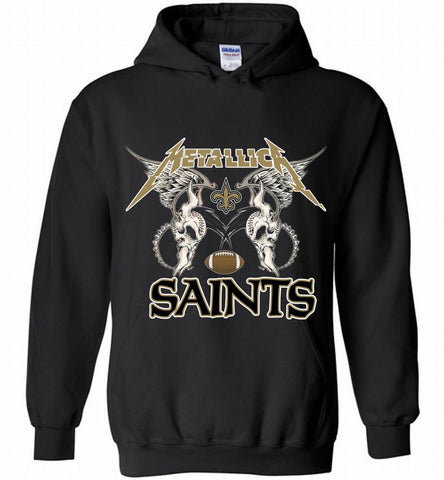Metallica New Orleans Saints Logo Hoodie - zezetee Metallica New Orleans Saints Logo Hoodie - zezetee