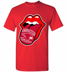 St Louis Eagles  x The Rolling Stones Logo Shirt - zezetee St Louis Eagles  x The Rolling Stones Logo Shirt - zezetee