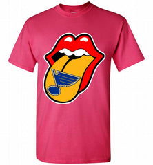 St Louis Blues  x The Rolling Stones Logo Shirt - zezetee St Louis Blues  x The Rolling Stones Logo Shirt - zezetee
