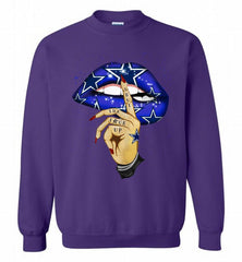 Dallas Cowboys Lip Shut The Fuck Up Crewneck Sweatshirt - zezetee Dallas Cowboys Lip Shut The Fuck Up Crewneck Sweatshirt - zezetee