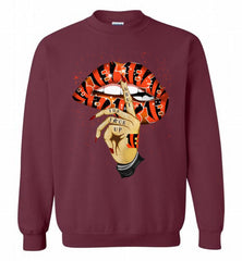 NFL Cincinnati Bengals Lip Shut The Fuck Up Crewneck Sweatshirt - zezetee NFL Cincinnati Bengals Lip Shut The Fuck Up Crewneck Sweatshirt - zezetee