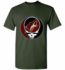 NHL TEAM ARIZONA COYOTES X GRATEFUL DEAD LOGO BAND Shirt - zezetee NHL TEAM ARIZONA COYOTES X GRATEFUL DEAD LOGO BAND Shirt - zezetee