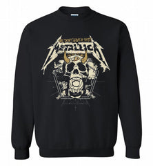 Metallica We Don't Give A Shit Anaheim Ducks Crewneck Sweatshirt - zezetee Metallica We Don't Give A Shit Anaheim Ducks Crewneck Sweatshirt - zezetee