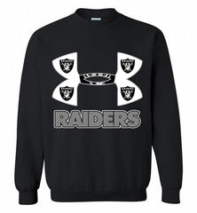 Under Armour Oakland Raiders Crewneck Sweatshirt - zezetee Under Armour Oakland Raiders Crewneck Sweatshirt - zezetee