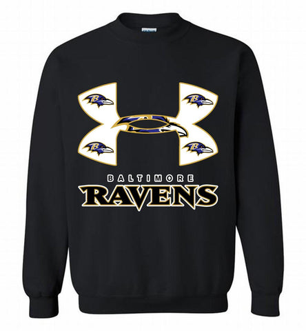Under Armour Baltimore Ravens Crewneck Sweatshirt - zezetee Under Armour Baltimore Ravens Crewneck Sweatshirt - zezetee
