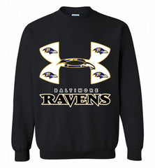 Under Armour Baltimore Ravens Crewneck Sweatshirt - zezetee Under Armour Baltimore Ravens Crewneck Sweatshirt - zezetee