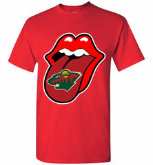 Minnesota Wild x The Rolling Stones Logo Shirt - zezetee Minnesota Wild x The Rolling Stones Logo Shirt - zezetee