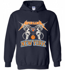 Metallica New York Knicks Logo Hoodie - zezetee Metallica New York Knicks Logo Hoodie - zezetee