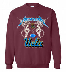 Metallica UCLA Bruins Logo Crewneck Sweatshirt - zezetee Metallica UCLA Bruins Logo Crewneck Sweatshirt - zezetee