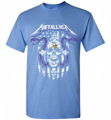 Metallica Snake Skull Minnesota Vikings Logo Shirt - zezetee Metallica Snake Skull Minnesota Vikings Logo Shirt - zezetee