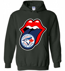 Toronto Blue Jays  x The Rolling Stones Logo Hoodie - zezetee Toronto Blue Jays  x The Rolling Stones Logo Hoodie - zezetee