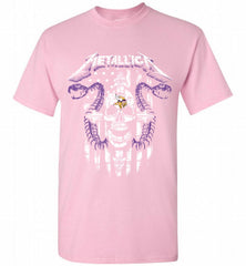 Metallica Snake Skull Minnesota Vikings Logo Shirt - zezetee Metallica Snake Skull Minnesota Vikings Logo Shirt - zezetee