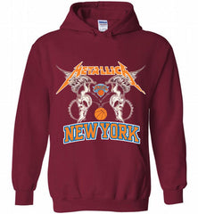 Metallica New York Knicks Logo Hoodie - zezetee Metallica New York Knicks Logo Hoodie - zezetee