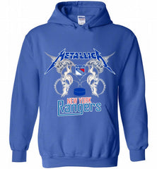 Metallica New York Rangers Logo Hoodie - zezetee Metallica New York Rangers Logo Hoodie - zezetee