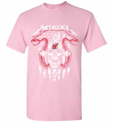 Metallica Snake Skull New Jersey Devils Logo Shirt - zezetee Metallica Snake Skull New Jersey Devils Logo Shirt - zezetee