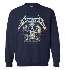 Metallica We Don't Give A Shit New York Islanders Crewneck Sweatshirt - zezetee Metallica We Don't Give A Shit New York Islanders Crewneck Sweatshirt - zezetee