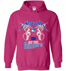 Metallica New York Rangers Logo Hoodie - zezetee Metallica New York Rangers Logo Hoodie - zezetee