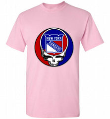 NHL TEAM NEW YORK RANGERS X GRATEFUL DEAD LOGO BAND Shirt - zezetee NHL TEAM NEW YORK RANGERS X GRATEFUL DEAD LOGO BAND Shirt - zezetee