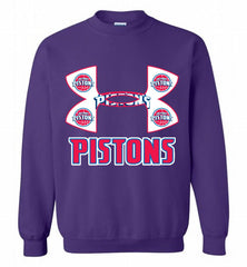 Under Armour Detroit Pistons Crewneck Sweatshirt - zezetee Under Armour Detroit Pistons Crewneck Sweatshirt - zezetee