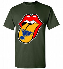 St Louis Blues  x The Rolling Stones Logo Shirt - zezetee St Louis Blues  x The Rolling Stones Logo Shirt - zezetee