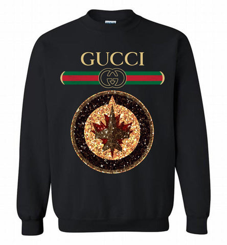 Gucci Winnipeg Jets Logo Crewneck Sweatshirt - zezetee Gucci Winnipeg Jets Logo Crewneck Sweatshirt - zezetee