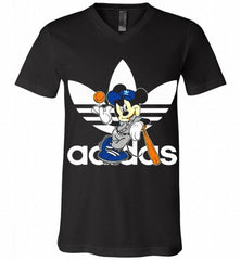 ADIDAS BASEBALL MICKEY MOUSE DISNEY SPORTS V-Neck Shirt - zezetee ADIDAS BASEBALL MICKEY MOUSE DISNEY SPORTS V-Neck Shirt - zezetee