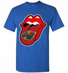 Minnesota Wild x The Rolling Stones Logo Shirt - zezetee Minnesota Wild x The Rolling Stones Logo Shirt - zezetee