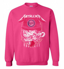 Metallica Skull Minnesota Twins Logo Crewneck Sweatshirt - zezetee Metallica Skull Minnesota Twins Logo Crewneck Sweatshirt - zezetee