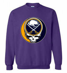 NHL TEAM BUFFALO SABRES X GRATEFUL DEAD LOGO BAND Crewneck Sweatshirt - zezetee NHL TEAM BUFFALO SABRES X GRATEFUL DEAD LOGO BAND Crewneck Sweatshirt - zezetee