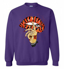 NFL Cincinnati Bengals Lip Shut The Fuck Up Crewneck Sweatshirt - zezetee NFL Cincinnati Bengals Lip Shut The Fuck Up Crewneck Sweatshirt - zezetee