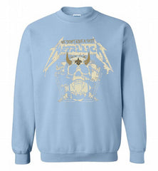 Metallica We Don't Give A Shit New Orleans Saints Crewneck Sweatshirt - zezetee Metallica We Don't Give A Shit New Orleans Saints Crewneck Sweatshirt - zezetee