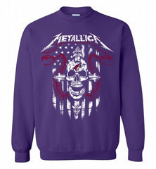 Metallica Snake Skull Arizona Coyotes Logo Crewneck Sweatshirt - zezetee Metallica Snake Skull Arizona Coyotes Logo Crewneck Sweatshirt - zezetee