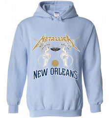 Metallica New Orleans Pelicans Logo Hoodie - zezetee Metallica New Orleans Pelicans Logo Hoodie - zezetee