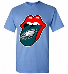 Philadelphia Eagles  x The Rolling Stones Logo Shirt - zezetee Philadelphia Eagles  x The Rolling Stones Logo Shirt - zezetee