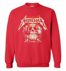 Metallica We Don't Give A Shit Chicago Bears Crewneck Sweatshirt - zezetee Metallica We Don't Give A Shit Chicago Bears Crewneck Sweatshirt - zezetee
