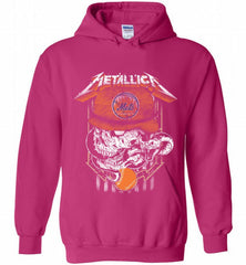 Metallica Skull New York Mets Logo Hoodie - zezetee Metallica Skull New York Mets Logo Hoodie - zezetee