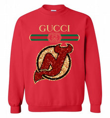 Gucci New Jersey Devils Logo Crewneck Sweatshirt - zezetee Gucci New Jersey Devils Logo Crewneck Sweatshirt - zezetee